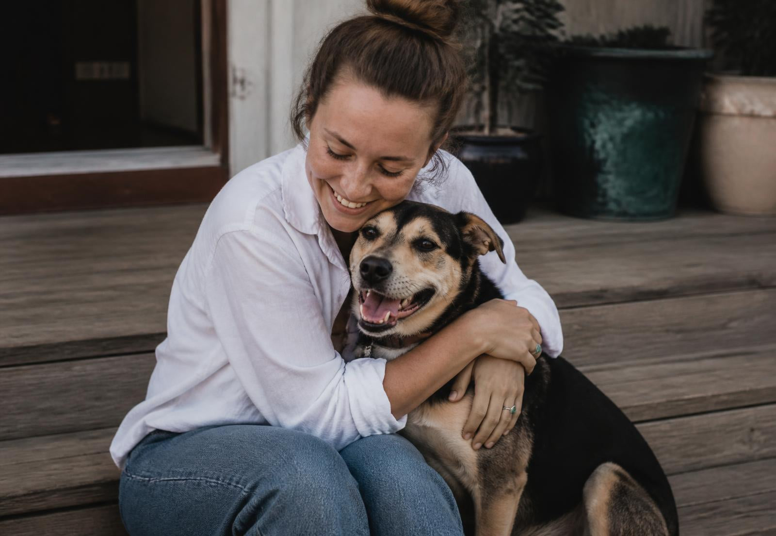 Simona with Baddy